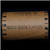 Image 5 : ***Auction Highlight***  AU/BU Slider Brinks Shotgun Morgan $1 Roll 1883 & P Ends Virtually UNC (fc)