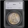 Image 4 : ***Auction Highlight*** 1872-p Seated Liberty Dollar 1 Graded ms62+ by SEGS (fc)
