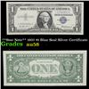 **Star Note** 1957 $1 Blue Seal Silver Certificate Grades Choice AU/BU Slider