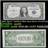**Star Note** 1935D $1 Blue Seal Silver Certificate Grades Choice AU/BU Slider