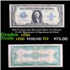 1923 $1 large size Blue Seal Silver Certificate, Fr-237 Signatures of Speelman & White Grades vf, ve