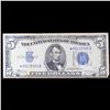 Image 2 : **Star Note** 1934A $5 Silver Certificate Grades vf+