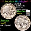 ***Auction Highlight*** 1926-d Buffalo Nickel 5c Graded ms65 By SEGS (fc)