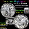 ***Auction Highlight*** 1918-d Standing Liberty Quarter TOP POP! 25c Graded ms67 FH By SEGS (fc)