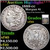 ***Auction Highlight*** 1889-cc Morgan Dollar 1 Graded vf35 By SEGS (fc)