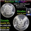 Image 1 : ***Auction Highlight*** NGC 1882-cc Morgan Dollar GSA Hoard $1 Graded ms63 pl By NGC (fc)