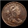 Image 2 : ***Auction Highlight*** 1807 Lg Frac Draped Bust Large Cent Mint Error 1c Graded xf45 By SEGS (fc)
