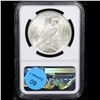 Image 3 : NGC 1923-p Peace Dollar $1 Graded ms64 By NGC
