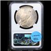 Image 3 : NGC 1926-p Peace Dollar $1 Graded ms64 By NGC