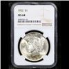 Image 2 : NGC 1922-p Peace Dollar $1 Graded ms64 By NGC