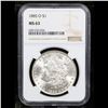 Image 2 : NGC 1885-o Morgan Dollar $1 Graded ms63 By NGC