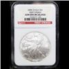 Image 2 : NGC 2006 Silver Eagle Dollar $1 Graded GEM Unc By NGC