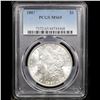 Image 2 : PCGS 1887-p Morgan Dollar $1 Graded ms65 By PCGS
