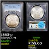 Image 1 : PCGS 1885-p Morgan Dollar $1 Graded ms63 By PCGS