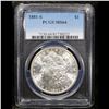 Image 2 : PCGS 1881-s Morgan Dollar $1 Graded ms64 By PCGS