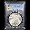 Image 2 : PCGS 1923-p Peace Dollar $1 Graded ms65 By PCGS