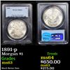 Image 1 : PCGS 1891-p Morgan Dollar $1 Graded ms63 By PCGS