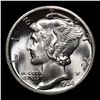 Image 2 : 1934-p Mercury Dime 10c Graded ms66+ fsb By SEGS