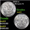 Image 1 : 1921-s Morgan Dollar $1 Grades Select Unc