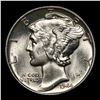 Image 2 : 1944-p Mercury Dime 10c Grades GEM Unc