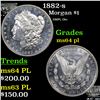 Image 1 : 1882-s Morgan Dollar $1 Grades Choice Unc PL