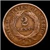 Image 3 : 1864 Lg Motto Two Cent Piece 2c Grades vf, very fine