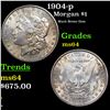 Image 1 : 1904-p Morgan Dollar $1 Grades Choice Unc