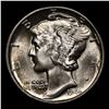Image 2 : 1944-p Mercury Dime 10c Grades GEM++ Unc
