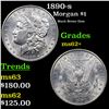 Image 1 : 1890-s Morgan Dollar $1 Grades Select Unc