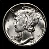 Image 2 : 1938-p Mercury Dime 10c Grades GEM+ FSB