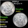 Image 1 : 1900-p Morgan Dollar $1 Grades Select+ Unc