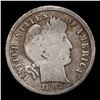Image 2 : 1892-p Barber Dime 10c Grades vg+