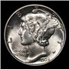 Image 2 : 1938-p Mercury Dime 10c Grades Choice+ Unc