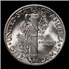Image 3 : 1938-p Mercury Dime 10c Grades Choice+ Unc