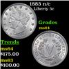 Image 1 : 1883 n/c Liberty Nickel 5c Grades Choice Unc
