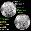 Image 1 : 1882-o Morgan Dollar $1 Grades Choice+ Unc