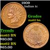 Image 1 : 1909 Indian Cent 1c Grades Select Unc BN