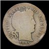 Image 2 : 1905-o Micro "o" Barber Dime Only 200 Survive ! 10c Grades g, good