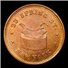 Image 2 : 1863 New York Civil War Token Fr-NY-630-BA-1a R-3 1c Grades Unc Details