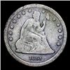 Image 2 : 1861-p Seated Liberty Quarter 25c Grades vf, very fine