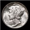 Image 2 : 1945-p Mercury Dime 10c Grades GEM+ Unc