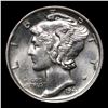 Image 2 : 1941-p Mercury Dime 10c Grades GEM+ FSB