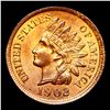 Image 2 : 1902 Indian Cent 1c Grades GEM Unc RB