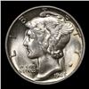 Image 2 : 1945-p Mercury Dime 10c Grades GEM Unc