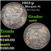 Image 1 : 1903-p Morgan Dollar $1 Grades Choice Unc