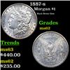Image 1 : 1887-s Morgan Dollar $1 Grades Select Unc