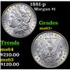 Image 1 : 1881-p Morgan Dollar $1 Grades Select+ Unc