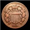 Image 2 : 1865 Two Cent Piece 2c Grades vf, very fine