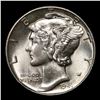 Image 2 : 1941-p Mercury Dime 10c Grades GEM++ Unc