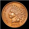 Image 2 : 1901 Indian Cent 1c Grades Unc+ BN